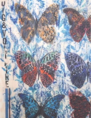 ZADIG&VOLTAIRE: Kerry butterfly-print modal scarf