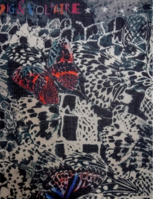 Zadig & Voltaire Kerry Printed Modal Scarf In Ink