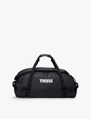 Shop Thule Chasm Branded-print Recycled-polyester Duffel Bag 70l Black