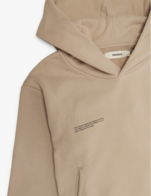 PANGAIA: 365 text-print organic-cotton hoody 3-12 years