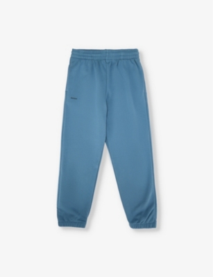 PANGAIA: 365 logo-print cotton jogging bottoms 3-12 years