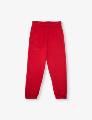 PANGAIA: 365 logo-print cotton jogging bottoms 3-12 years