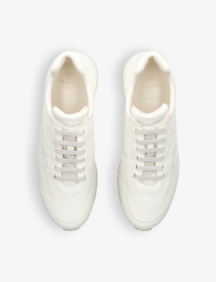 CHURCH'S: Livingston logo-embossed leather low-top trainers