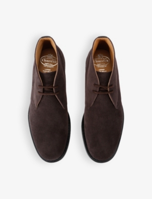 CHURCH'S: Ryder lace-up suede ankle boots