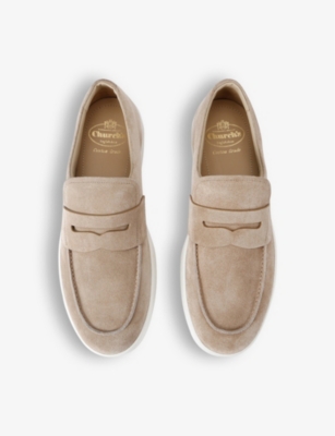 CHURCH'S: Nailsea slip-on suede loafers