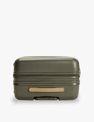 Briggs & Riley Sympatico Medium Four-wheel Expandable Shell Suitcase 58.6cm In Olive
