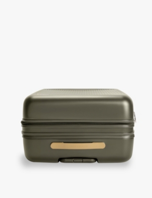 Briggs & Riley Sympatico Large Four-wheel Expandable Shell Suitcase 76.2cm In Olive