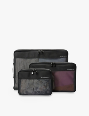 BRIGGS & RILEY ACK BRANDED CHECK-IN POLYAMIDE AND MESH PACKING CUBE SET 