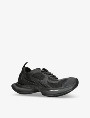 Circuit Runner mesh and faux-leather low-top trainers
