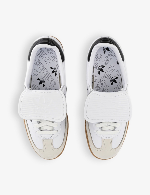 Samba LT branded leather low-top trainers
