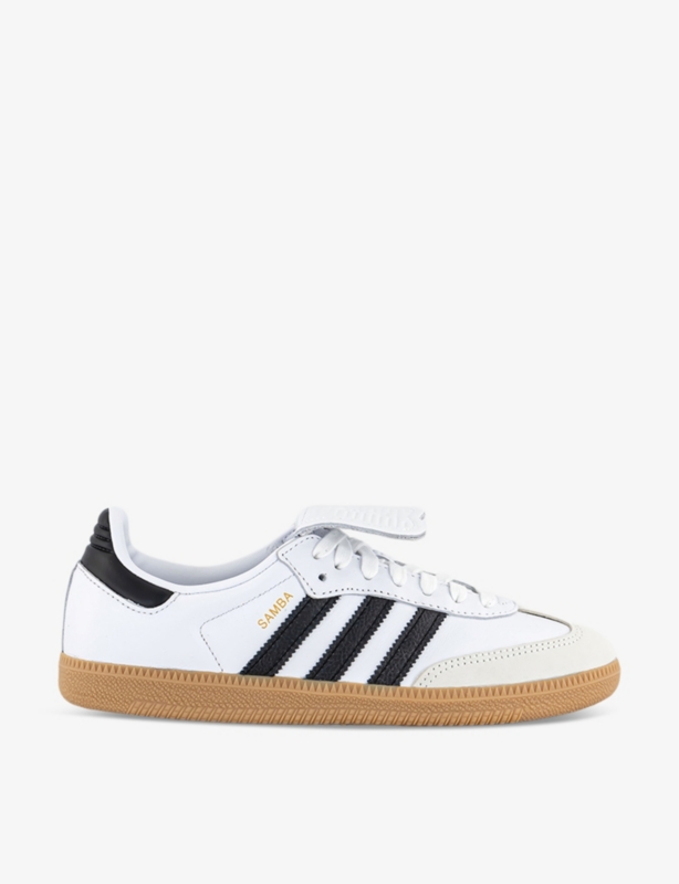 Samba LT branded leather low-top trainers