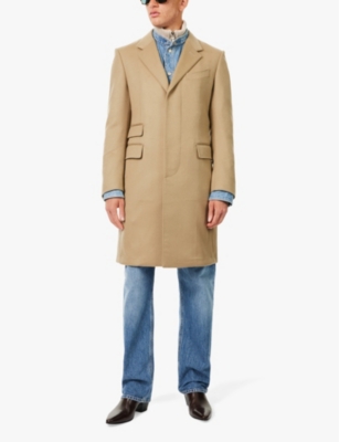TOM FORD: Single-breasted notched-lapel wool-blend coat
