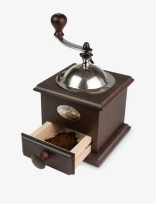 Nostalgie wood and steel coffee mill 22cm