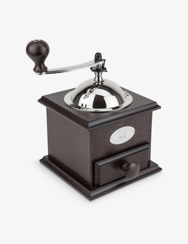 Nostalgie wood and steel coffee mill 22cm