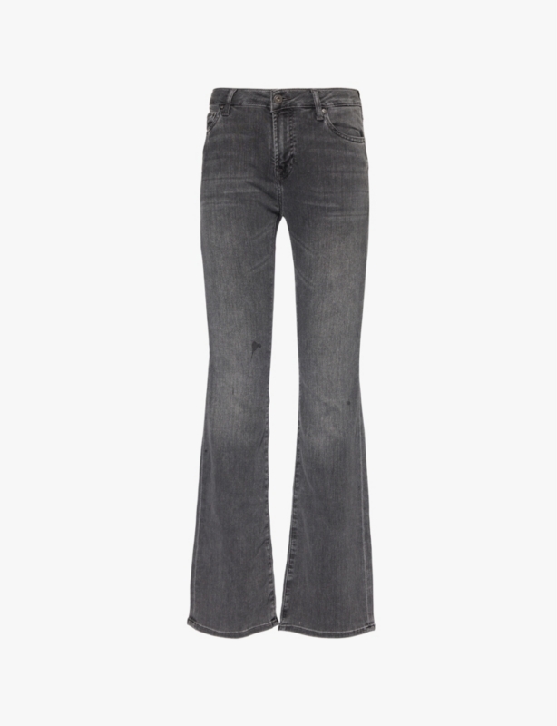 Legging Bootcut straight-leg mid-rise denim-blend jeans