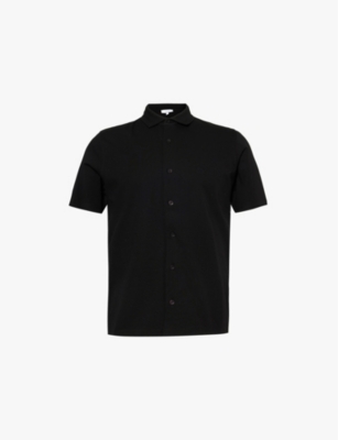 ARNE: Short-sleeved regular-fit stretch-cotton shirt
