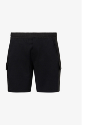 ARNE: Hybrid flap-pocket stretch-woven jersey shorts
