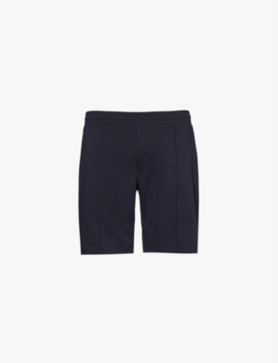 ARNE: Seersucker-textured elasticated-waist cotton-blend shorts