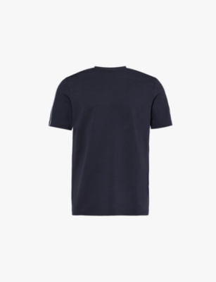 ARNE: Technical side-stripe stretch-cotton jersey T-shirt