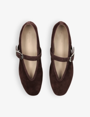 LE MONDE BERYL: Stella pointed-vamp suede flats