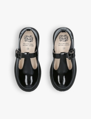 Shop Lelli Kelly Ds' Matila T-bar Patent-leather School Shoe In Black