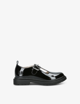 Shop Lelli Kelly Ds' Matila T-bar Patent-leather School Shoe In Black