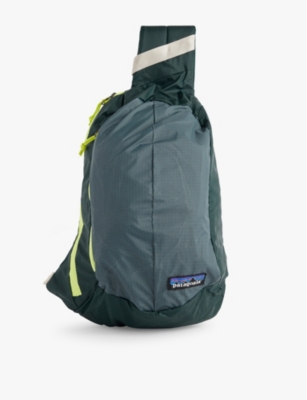 Shop Patagonia Mens Ultralight Hole Sling Recycled-nylon Backpack Green