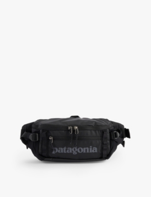 Patagonia Logo-print Belt Bag In Black