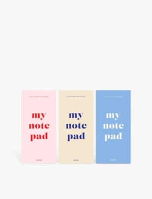 PAPIER: Joy list notepads set of three
