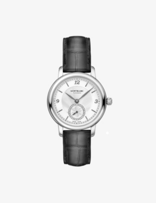 118510 Star Legacy stainless-steel and leather automatic watch