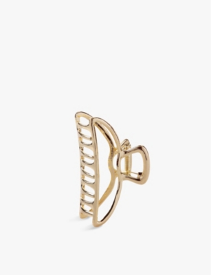 KITSCH: Open-frame metal hair claw-clip