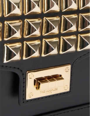 THE KOOPLES: Emily spike-embellished leather shoulder bag