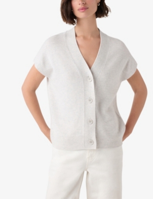 THE WHITE COMPANY: Relaxed-Fit V-Neck Knitted Tank Top