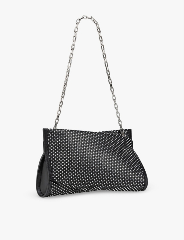 Loubitwist leather shoulder bag