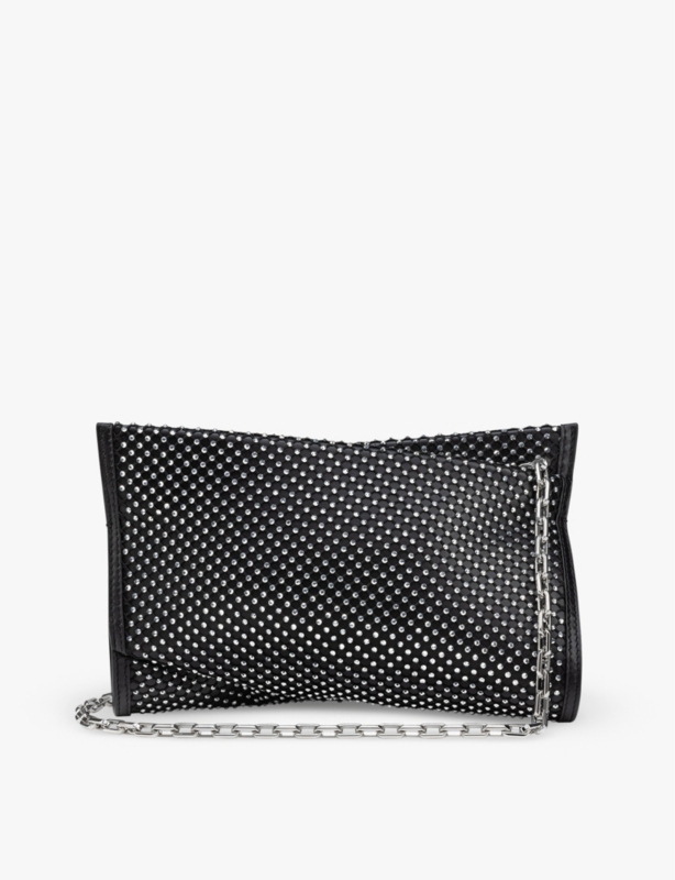 Loubitwist leather shoulder bag