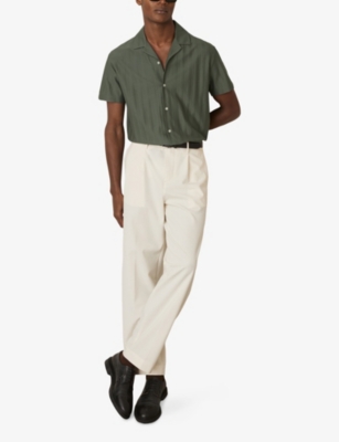 Sampson Camp-Collar Cotton Shirt