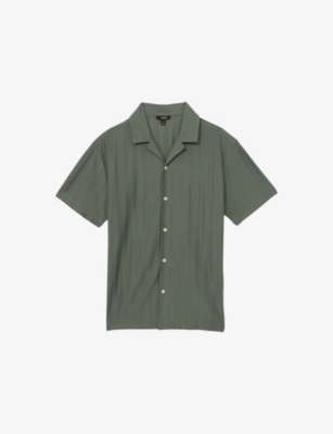 Sampson Camp-Collar Cotton Shirt