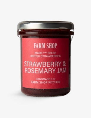 FARM SHOP - Strawberry and Rosemary jam 200g | Selfridges.com