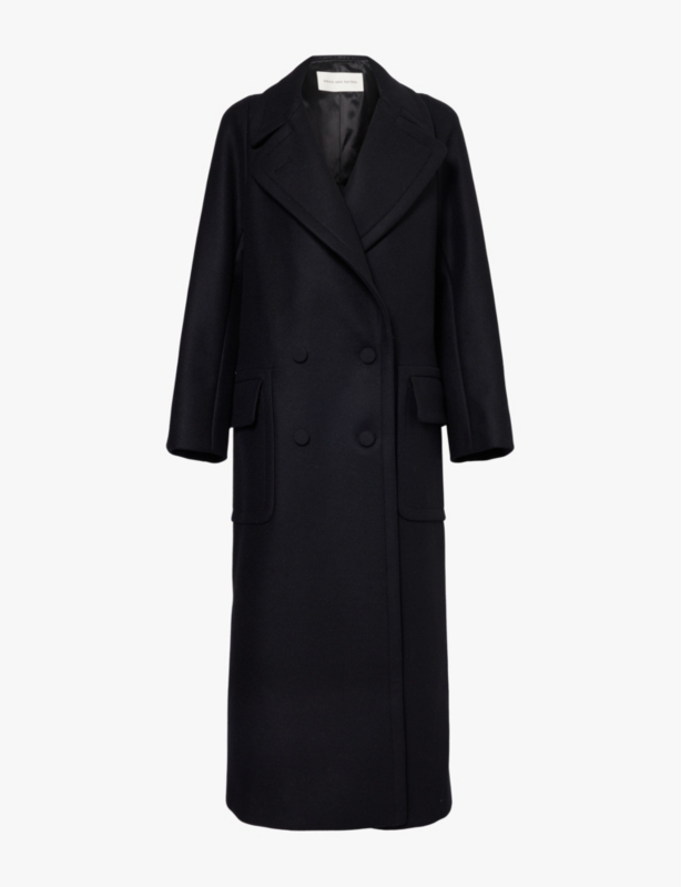 Randia double-breasted wool-blend coat