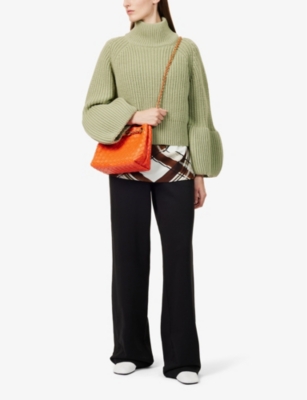 DRIES VAN NOTEN: Hartia straight-leg cotton trousers