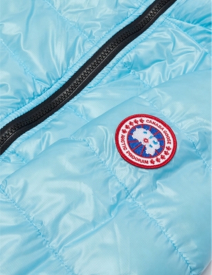CANADA GOOSE: Crofton brand-patch shell-down jacket 7-16 years
