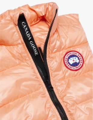 CANADA GOOSE: Crofton logo-patch shell-down gilet 7-16 years