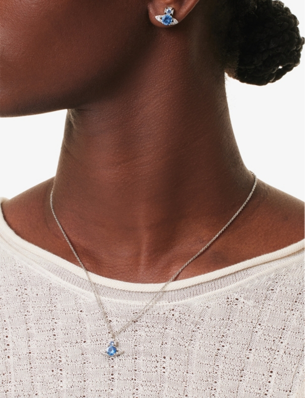 Ismene brass necklace