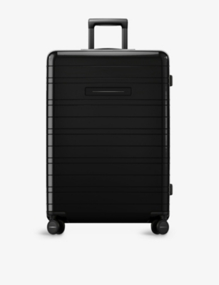 Horizn Studios Glossy All Black H7 Essential Shell Suitcase 77cm In Glossy All Black