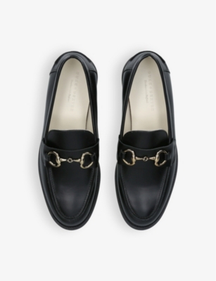 Duke & Dexter Wilde Horsebit Leather Penny Loafers In Black