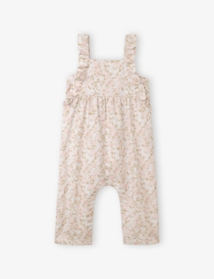 THE LITTLE WHITE COMPANY: Petunia Flora-Print Two-Piece Cotton Set 18 Months - 6 Years