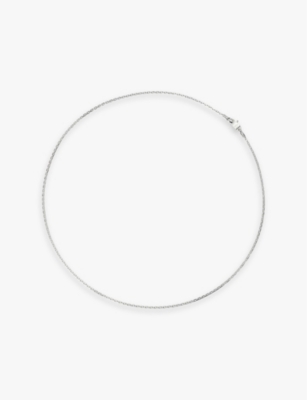 Mini Anchor sterling-silver chain necklace