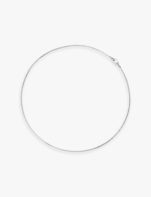 Mini Anchor sterling-silver chain necklace