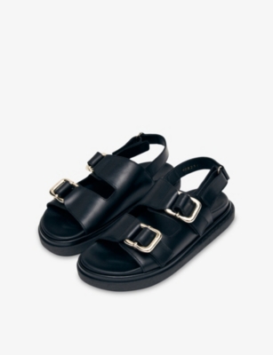 Alohas Harper Slingback Sandal In Black