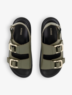 Harper buckle-straps leather sandals